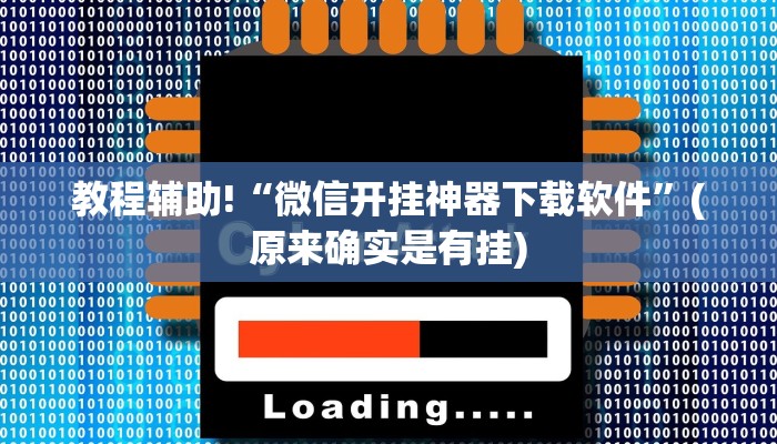 教程辅助!“微信开挂神器下载软件”(原来确实是有挂)