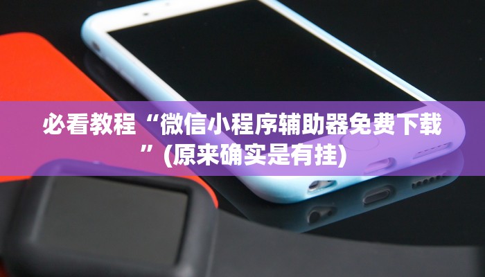 必看教程“微信小程序辅助器免费下载”(原来确实是有挂)