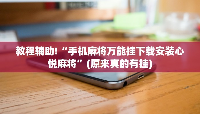 教程辅助!“网上打麻将开挂的软件”(原来确实是有挂)