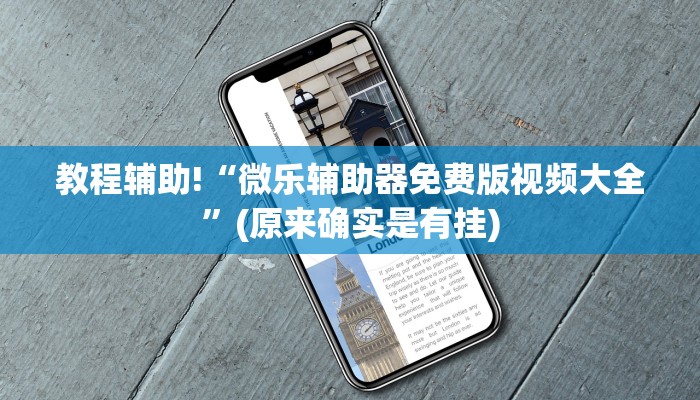 教程辅助!“微乐辅助器免费版视频大全”(原来确实是有挂)