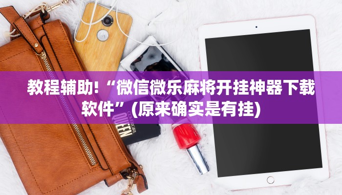 教程辅助!“微信微乐麻将开挂神器下载软件”(原来确实是有挂)