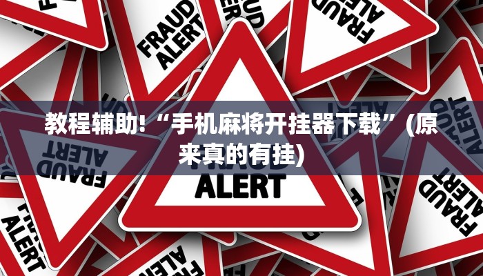 教程辅助!“手机麻将开挂器下载”(原来真的有挂)