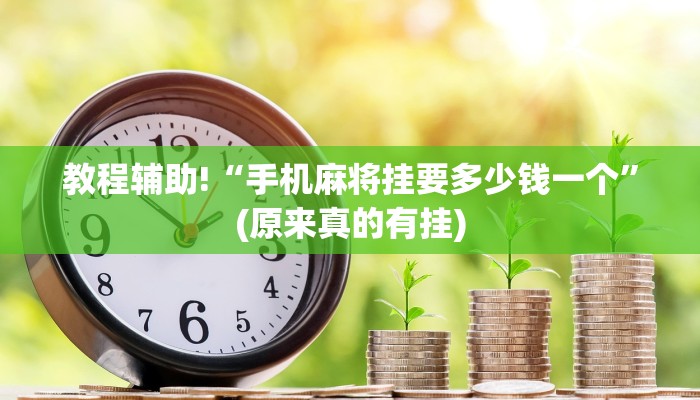 教程辅助!“手机麻将挂要多少钱一个”(原来真的有挂)