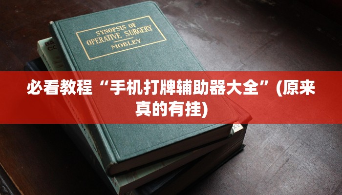 必看教程“手机打牌辅助器大全”(原来真的有挂)