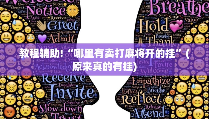 教程辅助!“哪里有卖打麻将开的挂”(原来真的有挂)