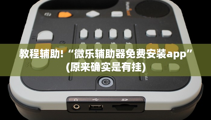 教程辅助!“微乐辅助器免费安装app”(原来确实是有挂)