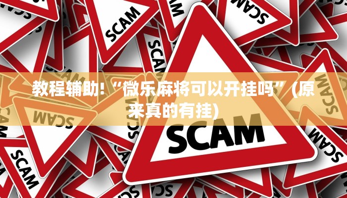 教程辅助!“微乐麻将可以开挂吗”(原来真的有挂)