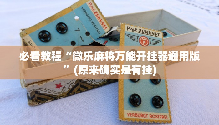 必看教程“微乐麻将万能开挂器通用版”(原来确实是有挂)