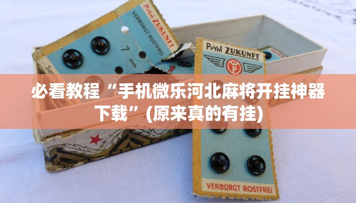 必看教程“手机微乐河北麻将开挂神器下载”(原来真的有挂)