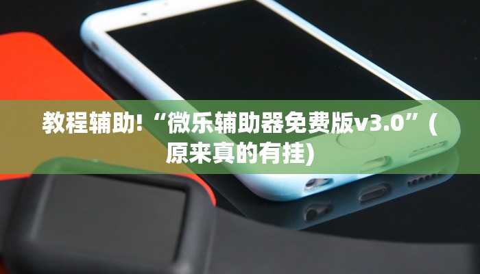教程辅助!“微乐辅助器免费版v3.0”(原来真的有挂)