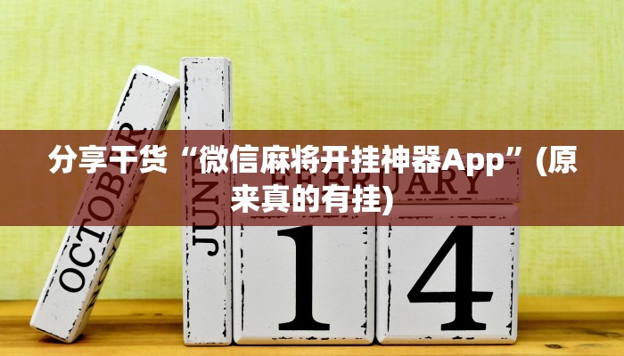 分享干货“微信麻将开挂神器App”(原来真的有挂)