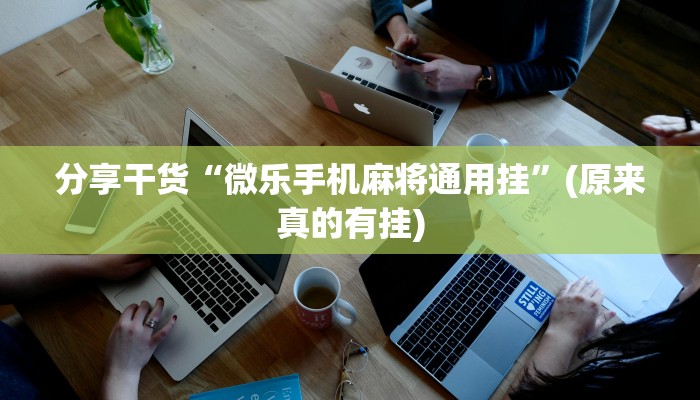 分享干货“微乐手机麻将通用挂”(原来真的有挂)