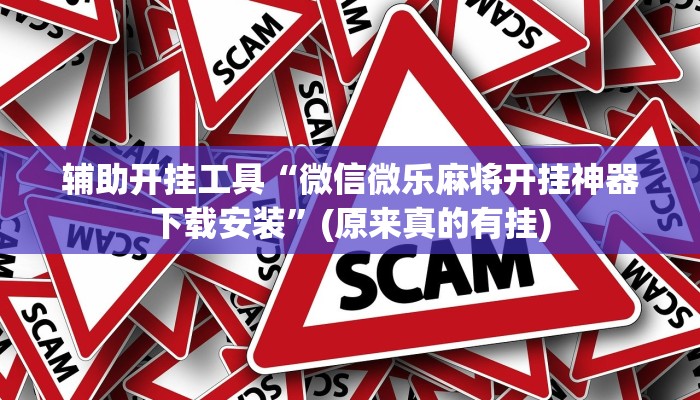 辅助开挂工具“微信微乐麻将开挂神器下载安装”(原来真的有挂)