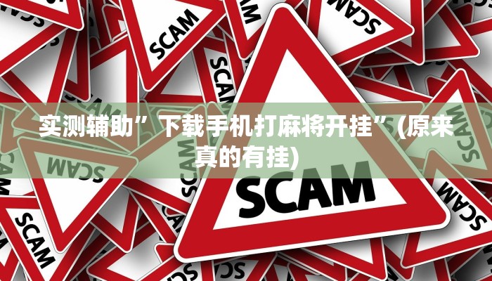 实测辅助”下载手机打麻将开挂”(原来真的有挂)