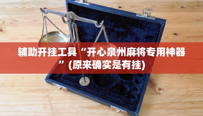 辅助开挂工具“开心泉州麻将专用神器”(原来确实是有挂)