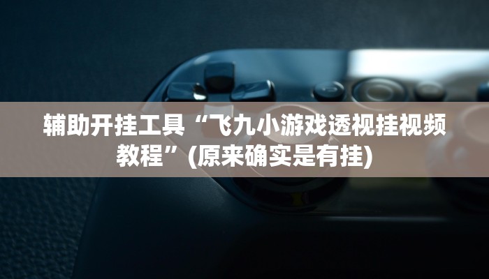 辅助开挂工具“飞九小游戏透视挂视频教程”(原来确实是有挂)