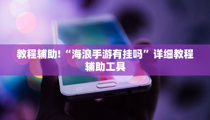 教程辅助!“海浪手游有挂吗”详细教程辅助工具