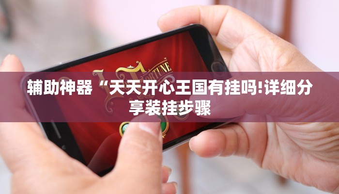 辅助神器“天天开心王国有挂吗!详细分享装挂步骤