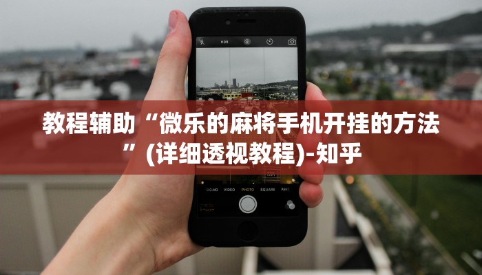 教程辅助“微乐的麻将手机开挂的方法”(详细透视教程)-知乎