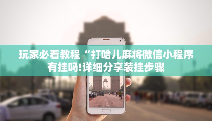 玩家必看教程“打哈儿麻将微信小程序有挂吗!详细分享装挂步骤