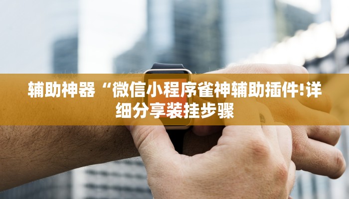 辅助神器“微信小程序雀神辅助插件!详细分享装挂步骤