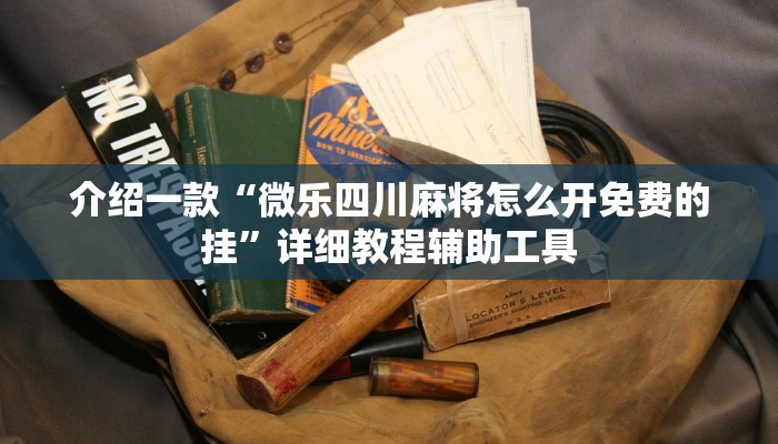 介绍一款“微乐四川麻将怎么开免费的挂”详细教程辅助工具