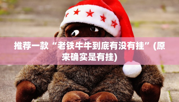 推荐一款“老铁牛牛到底有没有挂”(原来确实是有挂)
