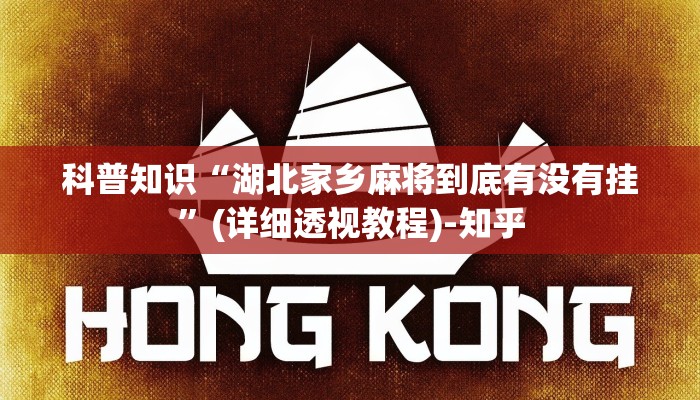科普知识“湖北家乡麻将到底有没有挂”(详细透视教程)-知乎