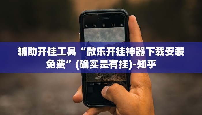 辅助开挂工具“微乐开挂神器下载安装免费”(确实是有挂)-知乎