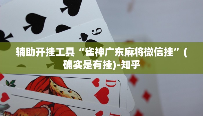 辅助开挂工具“雀神广东麻将微信挂”(确实是有挂)-知乎