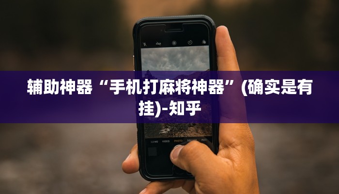 辅助神器“手机打麻将神器”(确实是有挂)-知乎