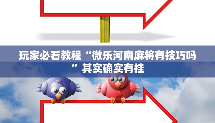 玩家必看教程“微乐河南麻将有技巧吗”其实确实有挂