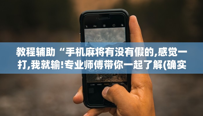 教程辅助“手机麻将有没有假的,感觉一打,我就输!专业师傅带你一起了解(确实有挂)