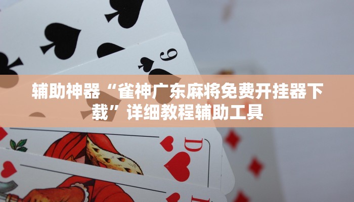 辅助神器“雀神广东麻将免费开挂器下载”详细教程辅助工具