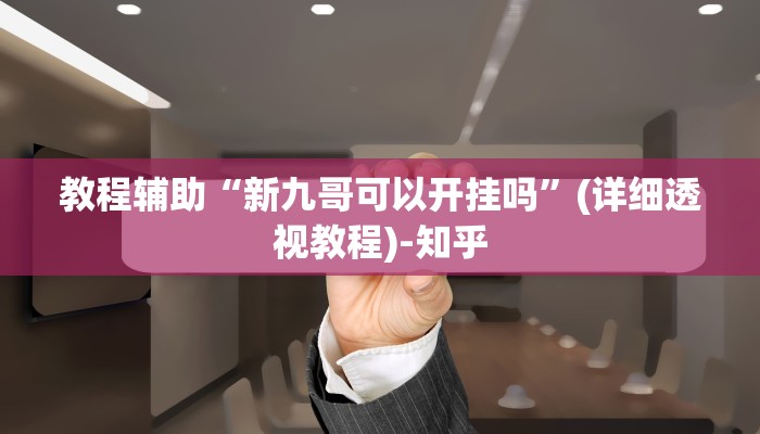 教程辅助“新九哥可以开挂吗”(详细透视教程)-知乎