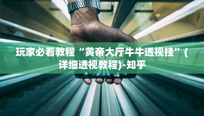玩家必看教程“黄帝大厅牛牛透视挂”(详细透视教程)-知乎