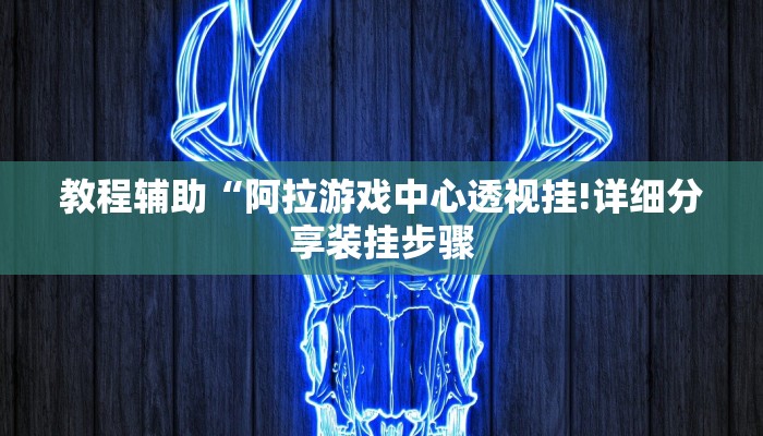 教程辅助“阿拉游戏中心透视挂!详细分享装挂步骤