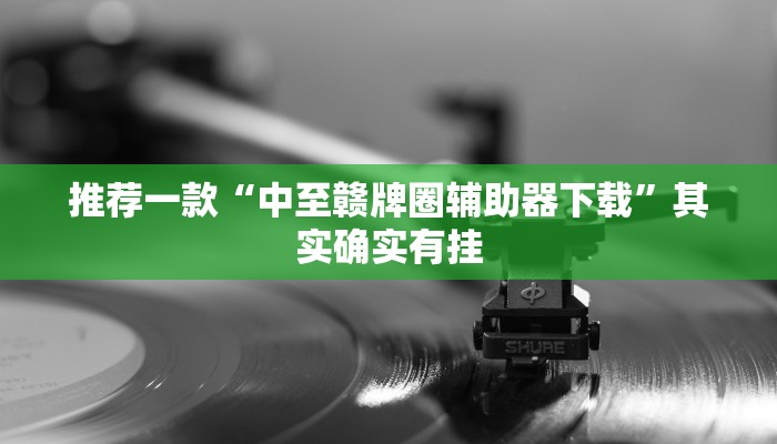 推荐一款“中至赣牌圈辅助器下载”其实确实有挂