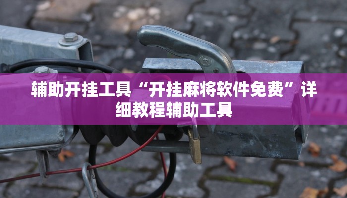 辅助开挂工具“开挂麻将软件免费”详细教程辅助工具